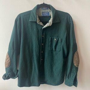 Vintage green Pendleton, medium.